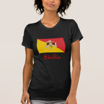 Bandera siciliana Sicilia Camisetas