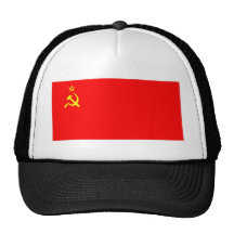 bandera soviética gorros bordados