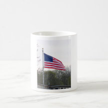 bandera tazas de café