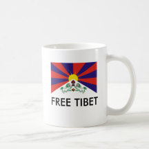 Bandera tibetana, TÍBET LIBRE Tazas
