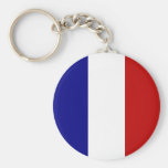 ¡Bandera totalmente francesa! Llavero