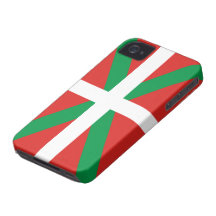 Bandera vasca iPhone 4 fundas
