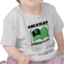Bandera verde americana irlandesa del KRW Camisetas