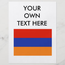 Bandera vieja de Armenia Tarjetones