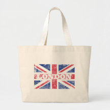 Bandera vieja de Londres Bolsa Lienzo