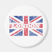 Bandera vieja de Londres Iman De Frigorífico