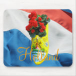 Bandera y estorbo holandeses Holanda Mousepad Alfombrilla De Ratón