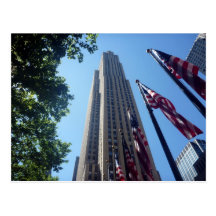 banderas de Rockefeller Tarjetas Postales