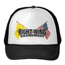 Banderas del extremista de la derecha gorro