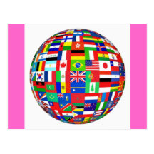 Banderas del mundo postal