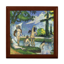 Bañistas de Paul Cezanne cajas de regalo