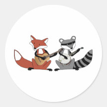 Banjos en duelo pegatinas  