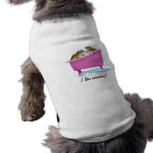 Baño de burbujas para las ranas del mascota ropa de perros