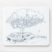 banquetas da arvore da preservação ecológica mouse pads