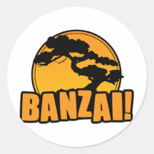 Banzai Etiquetas Redondas