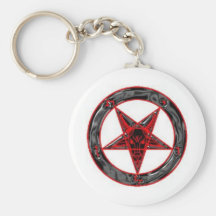 Baphomet 2 llaveros personalizados