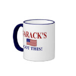¡BARACK CONSEGUIDOS ESTO! TAZA DE CAFÉ