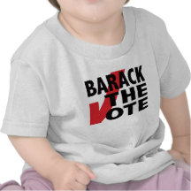 Barack el voto camiseta