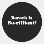BARACK ES BARILLIANT - modificado para requisitos  Pegatinas