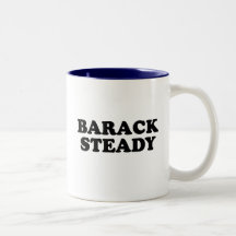 Barack estabiliza la camiseta taza de café