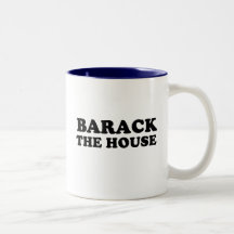Barack la camiseta de la casa tazas de café