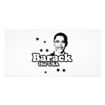 Barack la camiseta de los E.E.U.U. Tarjetas Con Fotos Personalizadas