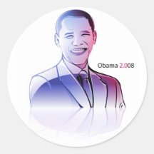 Barack Obama 2008 pegatinas