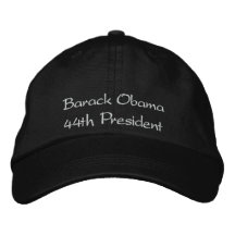 Barack Obama, 44.o presidente Gorra De Béisbol Bordada