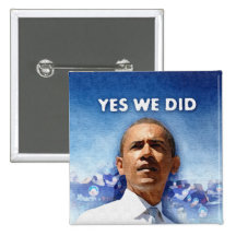Barack Obama ajustamos sí el botón Pin