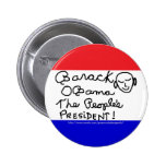 Barack Obama el presidente de la gente - patriótic Pins