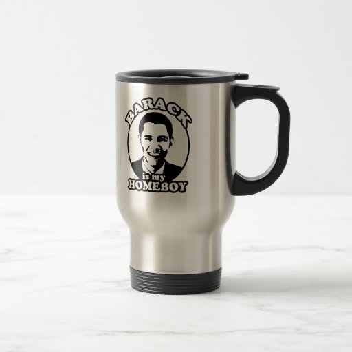 Barack Obama es mi homeboy Tazas De Café