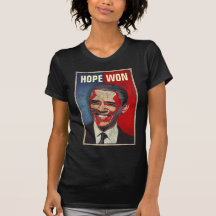 Barack Obama - ESPERANZA GANADA Camiseta