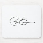 BARACK OBAMA FIRMÓ AUTOGRAPH.png Alfombrilla De Ratón
