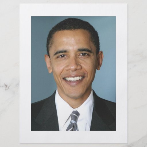 Barack Obama Flyer A Todo Color