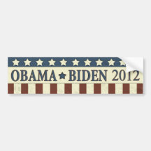 Barack Obama Joe Biden 2012 Etiqueta De Parachoque
