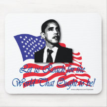 Barack Obama/patriotismo Alfombrillas De Ratones