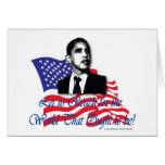Barack Obama/patriotismo Felicitación
