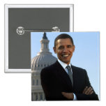 Barack Obama - Pin del cuadrado