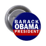 Barack Obama: ¡Presidente! (Botón de Pinback)