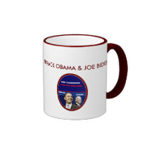 BARACK OBAMA Y TAZA DE JOE BIDEN