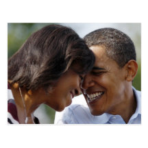 Barack y foto de Michelle Obama Tarjeta Postal