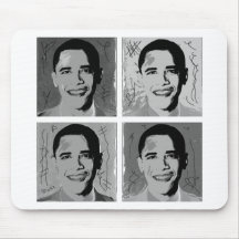 Barack y Michelle de Obama Alfombrillas De Raton