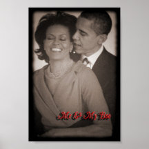 BARACK Y MICHELLE IMPRESIÓN DE "MI ABUCHEO" IMPRESIONES