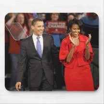 Barack y Michelle Obama Tapete De Ratones
