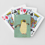 Baraja azul de la laguna del pingüino cartas de juego