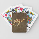Baraja color de rosa del camello cartas de juego