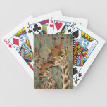 Baraja del damasco de las jirafas de Rosa cartas de juego