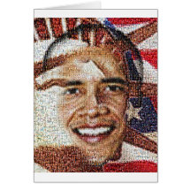 Barak Obama - América de nuestras ventanas Tarjeta