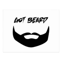 Barba conseguida tarjetas postales