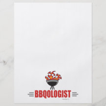 Barbacoa chistosa tarjetas publicitarias
